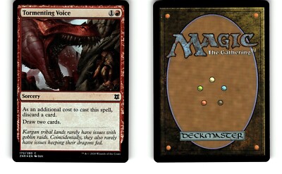 MTG Zendikar Rising Tormenting Voice Foil ZNR 172/280 C 