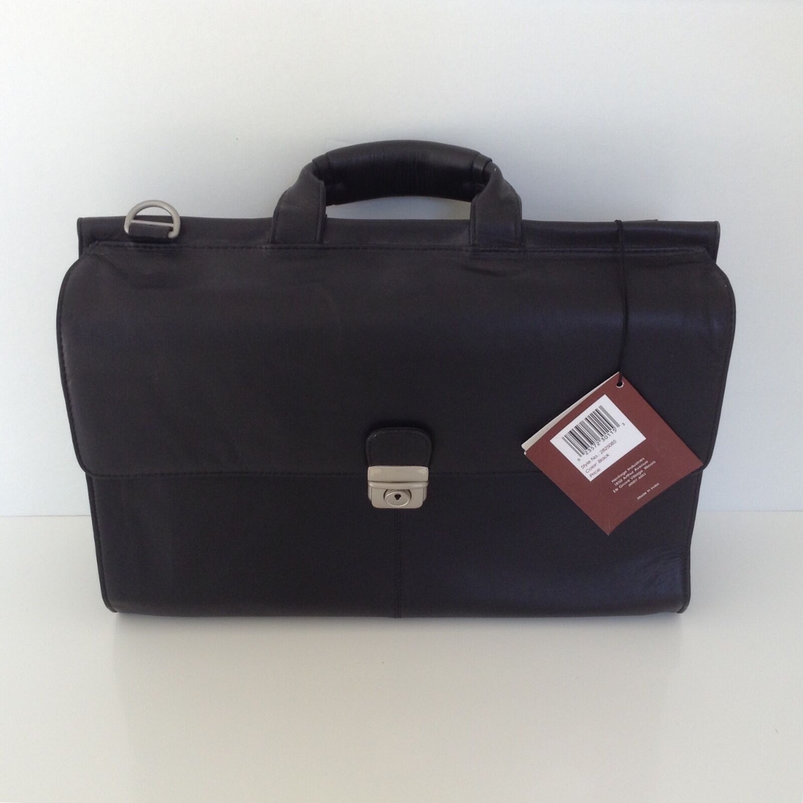 Limited Edition LaSalle Leather Briefcase Computer Laptop Shoulder Bag Heritage Wyprzedaż klasyczna