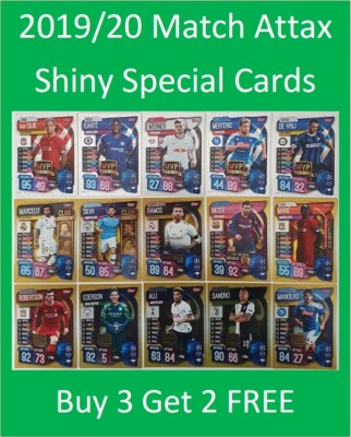 2019/20 UEFA Champions Match Attax Soccer cards Specials - Buy 3 Get 2 FREE