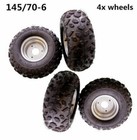 4X 145/70- 6" inch Wheel Rim Tyre Tire 50cc 70cc 110cc Quad Dirt Bike ATV Buggy