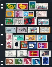 34 Different Old German Stamps
