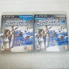 Sports Champions Lot Of 2 Different Covers! Ps3 Sony PlayStation 3 Move 2010 Cib