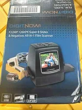 DIGIT NOW F22MP 126KPK Super 8 Slides & Negatives All-in-1 Film Scanner Untested