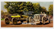 1911 INDY 500 AUTO RACING RAY HARROUN MARMON WASP 12X18 POSTER PETER HELCK ART