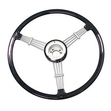 Vw Bug Banjo Style Vintage Steering Wheel Kit Black
