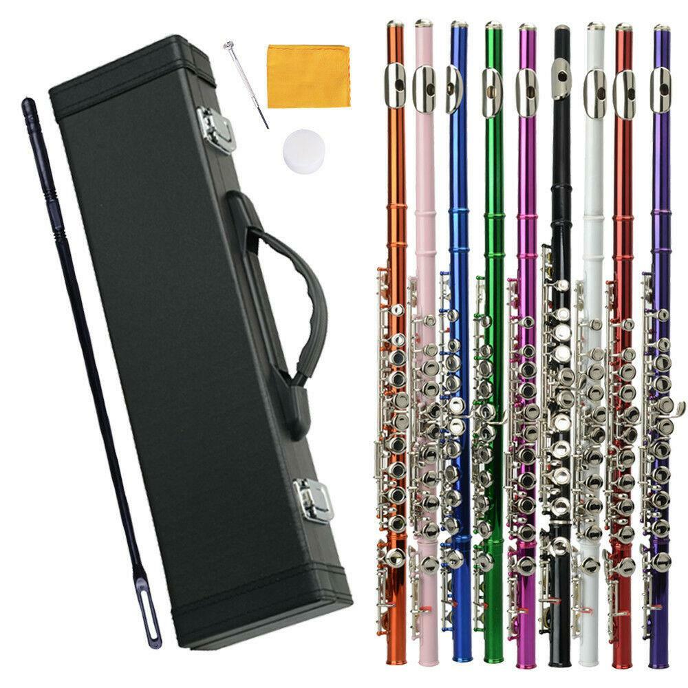 16 Hole C Flute for Student Beginner School Band w/ Case Screwdriver