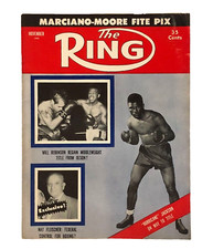 1955 The Ring Boxing Magazine Hurricane Jackson Sugar Ray Robinson Marciano Vtg