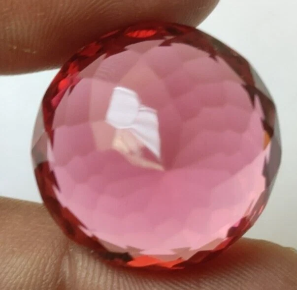 63.50 Ct. Large Pink Tourmaline Round Cut Loose Gemstone For Ring & Pendant Gift - Image 2 of 4