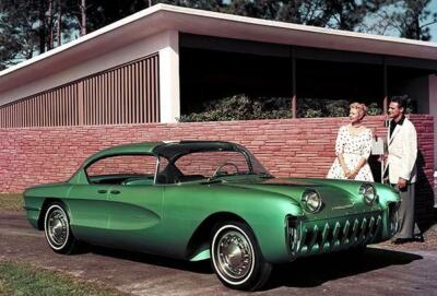 1955 Chevrolet Biscayne - Motorama Dream Car Concept - Photo Magnet