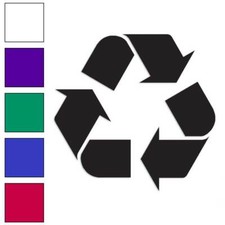 Recycling Symbol Recycle, Vinyl Decal Sticker, Multiple Colors  Sizes 567