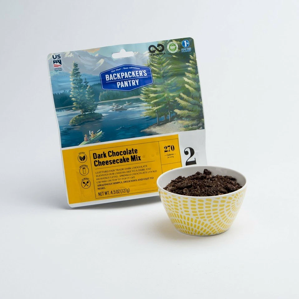 Mochila de emergencia para despensa de mochileros comida de caza 2 bolsas pastel de queso de chocolate Foto 4 de 4