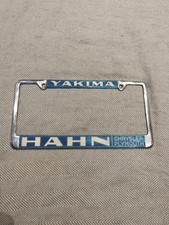 VINTAGE CHRYSLER PLYMOUTH ORIGINAL USA HÄNDLER NUMMERNSCHILD RAHMEN