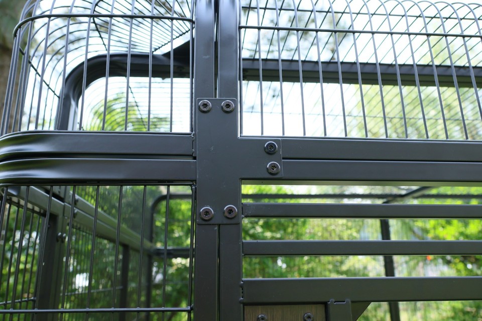 10.07ft X-LARGE Walk-in Bird Cage Parrot Aviary for Cockatiel, Eclectus ...