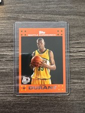 2007-08 Topps 50th Anniversary Orange #112 KEVIN DURANT RC Rookie Card SONICS. rookie card picture