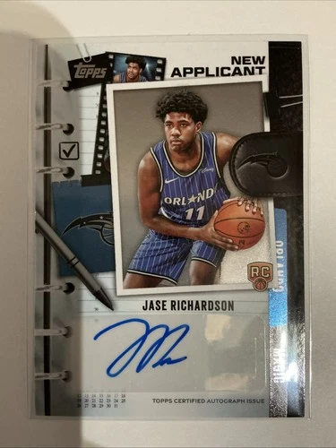 2025-26 Topps - New Applicants Autographs Jase Richardson #NA-JR (AU, RC)