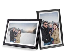 Aluratek - 10" IPS LCD Wi-Fi Touchscreen Digital Photo Frame - Black