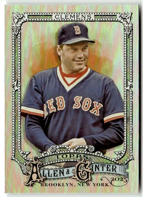 Topps MLB Allen & Ginter 2025 No. 43 Roger Clemens Rainbow Holofoil - Bild 1 von 2