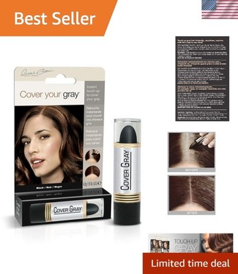 Easy Application Hair Color Touch Up Stick in Black - Temporary Coverage for All