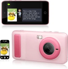 Kids Smart AI Learning Camera, 4.0'' Educational AI Toy Camera with Photo Recogn