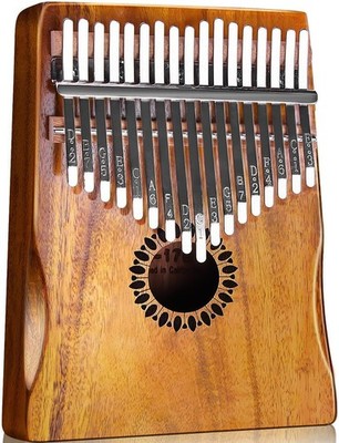 Newlam Kalimba 17 Tasten Musikinstrument Fingerklavier Anfänger Kinder