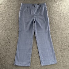 Talbots Womens Pants Blue Size 12P Southampton Career Office Polyester Blend
