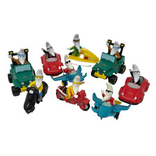 VINTAGE 1988 McDONALDS MAC TONIGHT KIDS HAPPY MEAL TOYS LOT OF 9 TOY PLASTIC