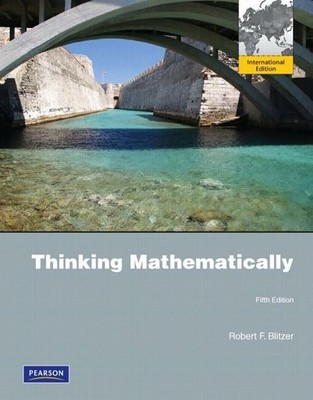 Thinking Mathematically: International Edition Buch Pearson