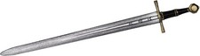 UNDERWRAPS Stamped Foam Sword Long - Medieval Swords for Kids, Renaissance Cospl