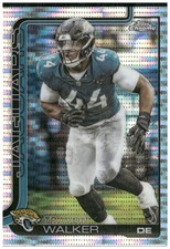 2025 Topps Chrome Football Pulsar Refractor Travon Walker #141 Jaguars