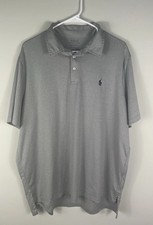 Polo Ralph Lauren Polo Shirt Performance Men  s Size XL Short Sleeve Gray