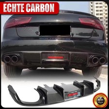 Carbon Heckdiffusor Diffusor Stoßstange Heckspoiler Für Audi A6 S6 C7 Sline 12+