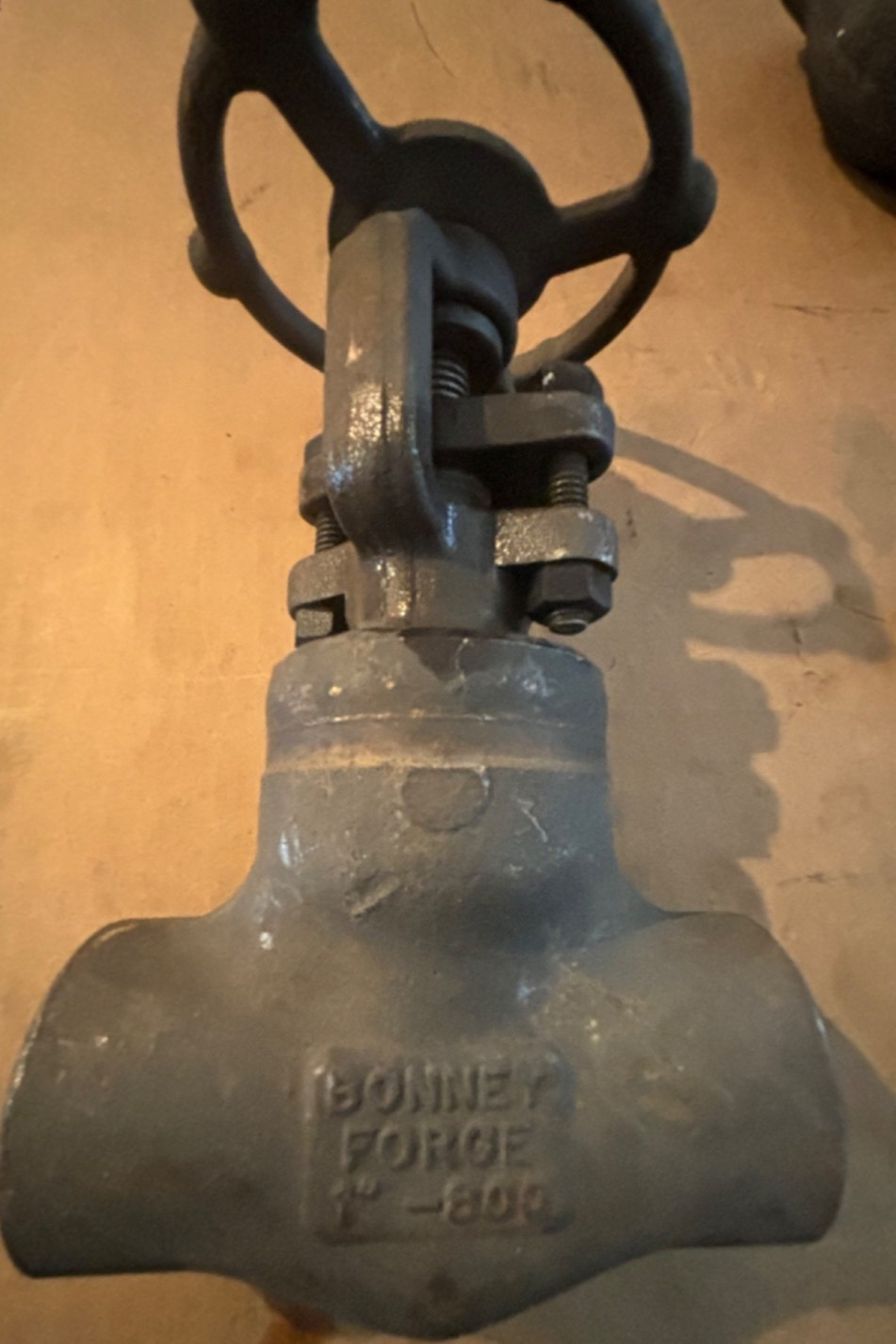 Bonney Forge WL 11 Gate Valve 1"-800 forged steel threaded 1975 water oil @ gas