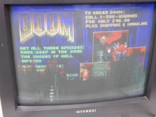 Defective Hyundai ImageQuest V773 17" 1280 x 1024 60Hz Black CRT Monitor AS-IS