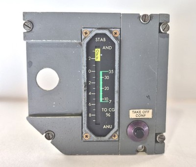 Fokker Aircraft Stab Trim Indicator P/N 10117N01N00