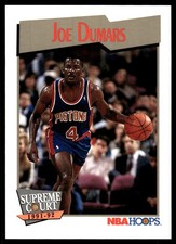 Joe Dumars 1991-92 Hoops #463 Pistons NBA READ FREE SHIPPING AutographDen