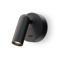 Led Wandleuchte Verstellbar Schwarz Schalter H:7 Cm 3000 K Spot Strahler BüRo