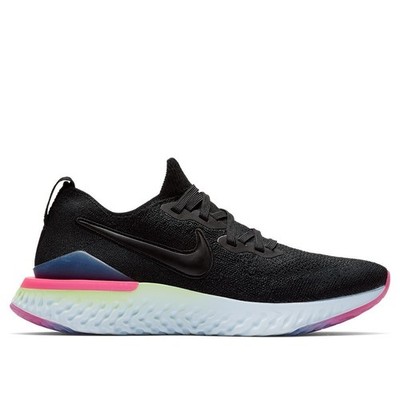 Schuhe Lauf Damen Nike W Epic React Flyknit 2 BQ8927003 Rosa-Weiß