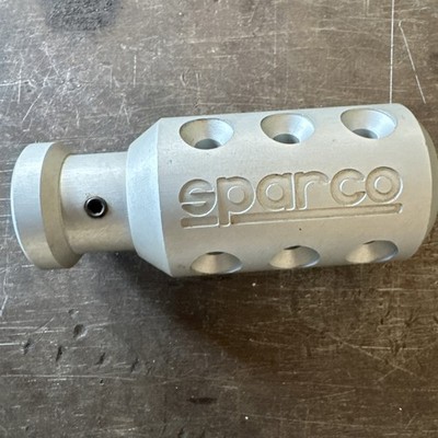 Sparco PIUMA Tuning Gear Knob Universal Fit Lightened Aluminium in Silver Finish