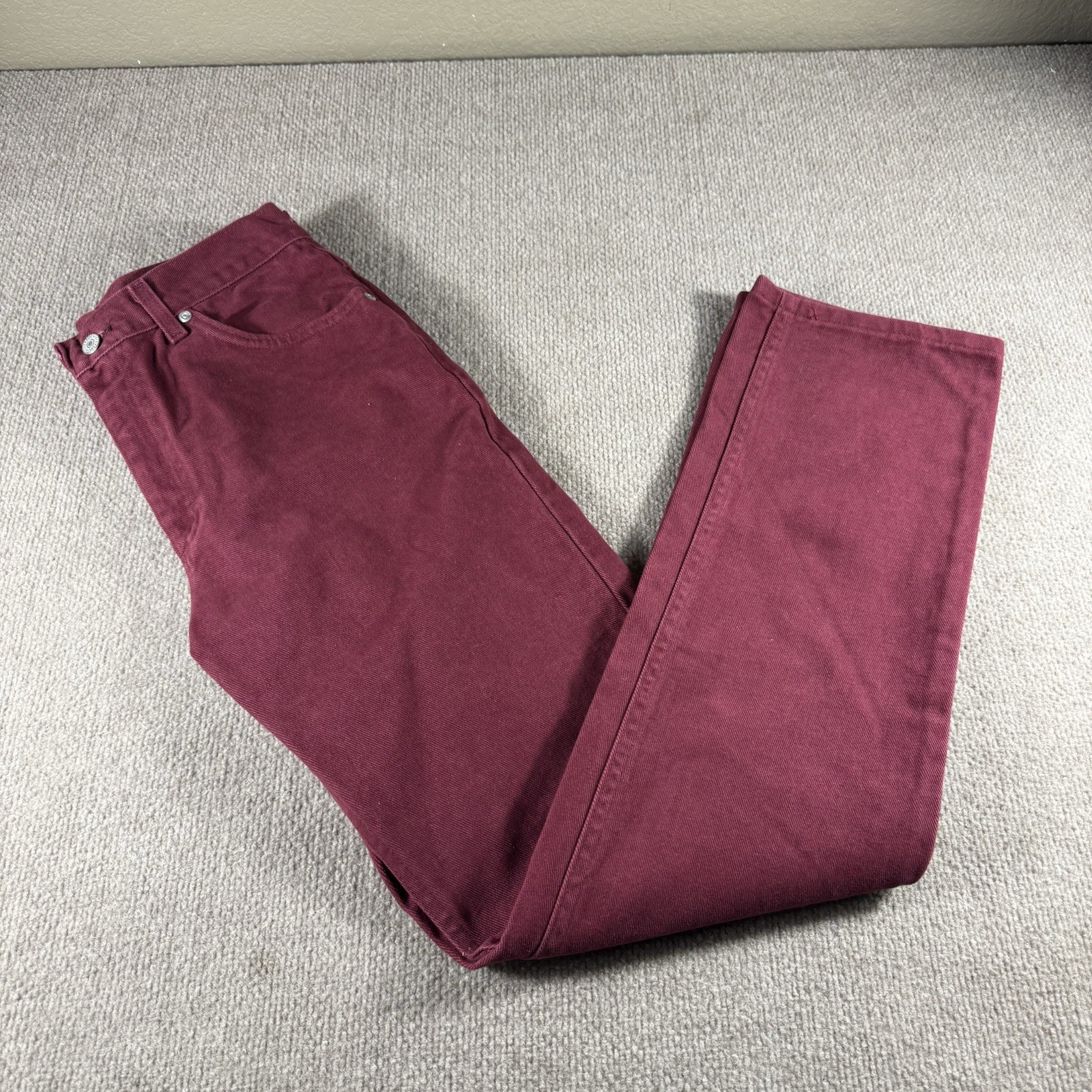 S 31x32 Regular Fit Straight Leg Denim Made Usa 90s