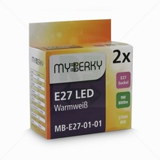 LED Glühbirne MY BERKY MB-E27-01-01 E27 Warmweiß