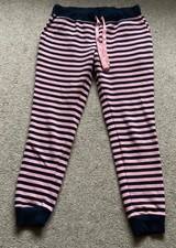 JACK WILLS STRIPED LOUNGE PANTS / PJ BOTTOMS SIZE 12 (BNWOT)