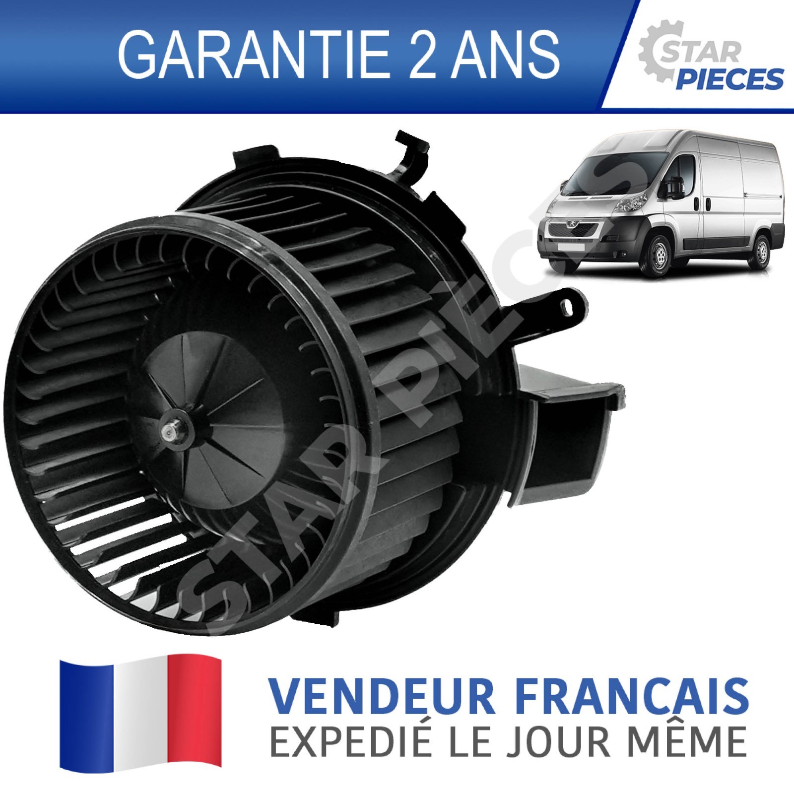 Pulseur de chauffage Jumper Ducato Boxer résout les pannes de ventilation cabine