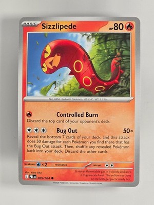 Sizzlipede 009/084 - , C - Pitch Black - LP - illus. Oka