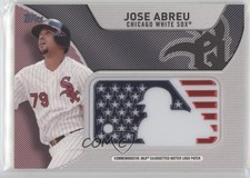 2017 Topps MLB Independence Day Silhouetted Batter Logo Jose Abreu Patch 0q5