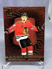 23-24 UD Extended Series Seeing Red Gold Foil  CONNOR BEDARD . BLACKHAWKS