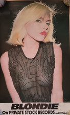 Blondie Debbie Harry Private Stock Records Promo Poster 17x28 Original Rare 1976