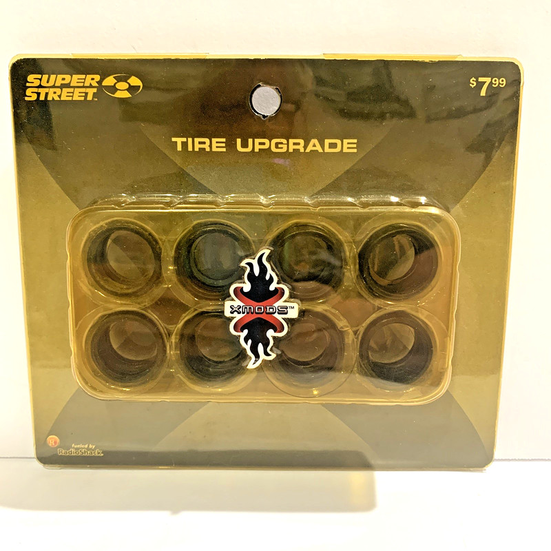 XMODS RADIO SHACK SUPER STREET HOT ROD TIRE UPGRADE 16 TIRES 600-8504