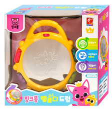 Pinkfong Melody Drum 6 Nursery Rhymes Animal Sound Instrument Kid Play Toy