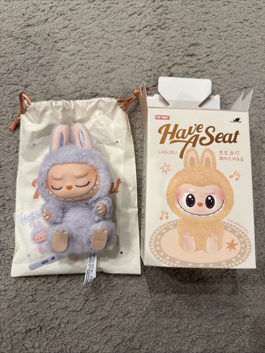 Authentic POP MART - Labubu Monsters Have a Seat Plush - ZIZI