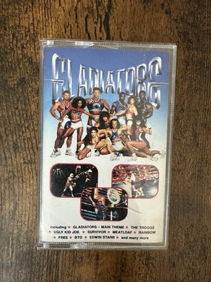 Gladiators - Original UK TV  Show Soundtrack Cassette - LWT - 1992 - 90 s Retro
